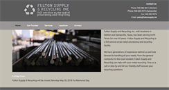 Desktop Screenshot of fultonsupply.net