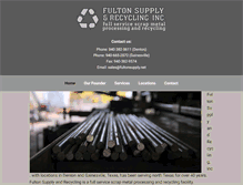 Tablet Screenshot of fultonsupply.net
