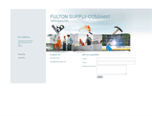 Tablet Screenshot of fultonsupply.com